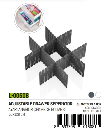 3 PARÇA  AYARLANABİLİR ÇEKMECE BÖLMESİ (5250)