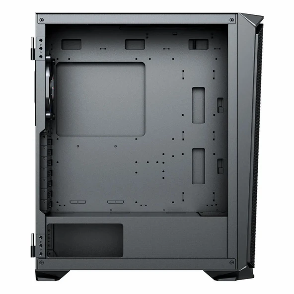 PowerBoost PB-P3720B 850W 80+ Bronz USB 3.2 ARGB eATX Mid Tower Siyah Kasa - Resim 3