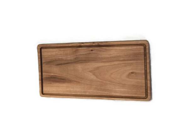 Wood Art Ceviz Sunum Tabağı 20x40cm ürün görseli