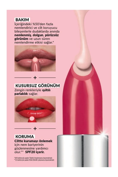 Avon Cosmetics Hydramatic Işıltılı Ruj 5li Karma set - 2