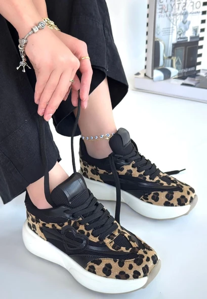 Kendy Leopar Nubuk Spor Ayakkabı - Resim 10