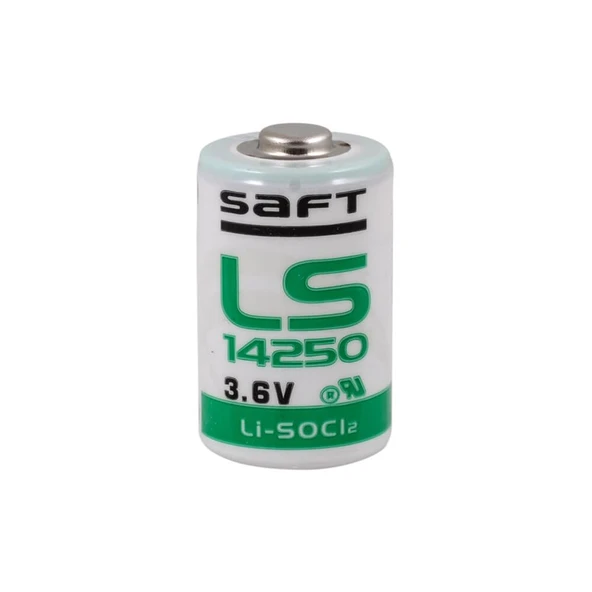Saft LS 14250 3.6V 1/2 AA Size  Lithium Pil  (Li-SOCI2) ürün görseli