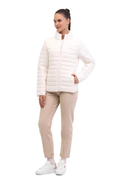 Lumberjack WB PADDED 1SN28 5PR 102026858 Kadın Mont Bej XS-XL - 10