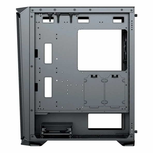 PowerBoost PB-P3720B 850W 80+ Bronz USB 3.2 ARGB eATX Mid Tower Siyah Kasa - Resim 5