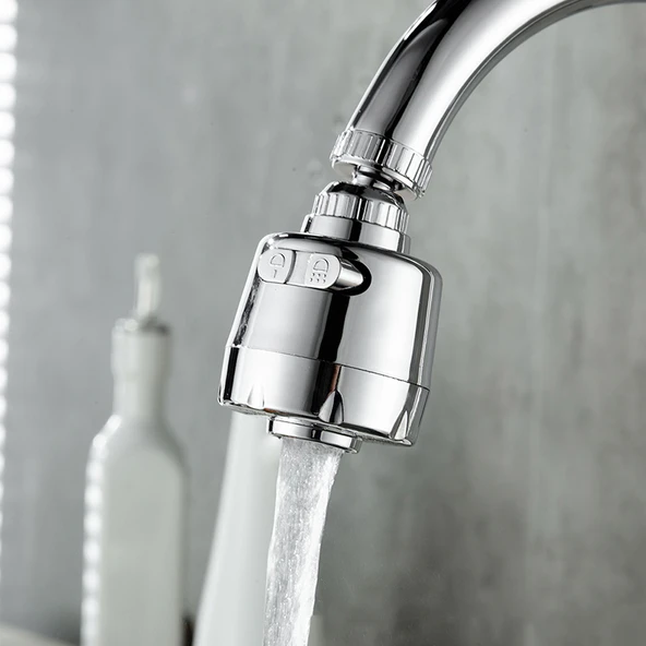 3 Fonksiyonlu  Krom Oynar  Musluk Başlığı (5250) - 4