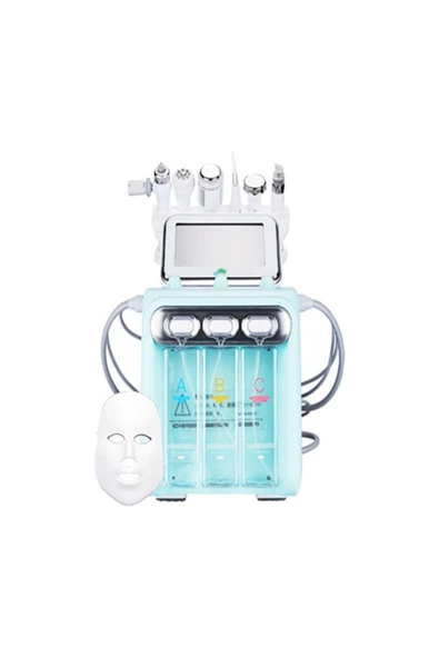 medcogrup Hydrafacial Full Fonksiyon Aquapeeling Terapi Maskeli Yeşil Versiyon Cilt Bakım Cihazı - Resim 2