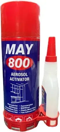 MDF Hızlı Yapıştırıcı Memoloc May800- 200 ml Sprey + 100 gr Jel
