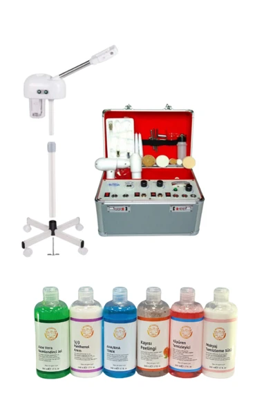 HYDRACOLOR Çanta Tipi Cilt Bakım Cihazı + Buhar + Kabin Boy Cilt Bakım Ürünleri