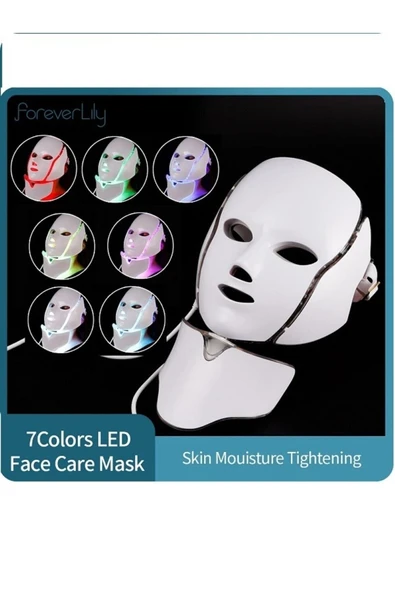 anka lazer Led Terapi Cihazı ( Led Maske) - Cilt Bakım Cihazı -mezoterapi Maskesi 7 Renk Multifonksiyonel - Resim 3