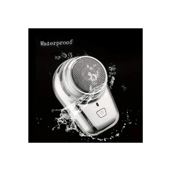 Mini Shaver Sıfır Sakal Taşınabilir Şarjlı Tıraş Makinesi IPX6 Korumalı  (5250) - 2