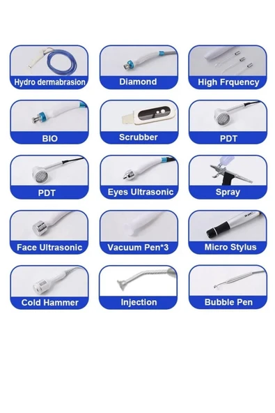 DG DERMO GOLDEN Hydrafacial Cilt Bakım Cihazı - Resim 5