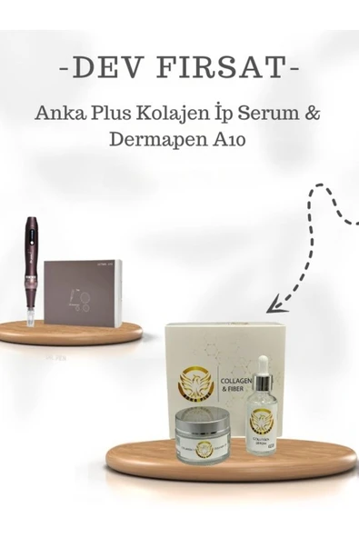 anka lazer Anka Plus Kolajen İp Serum & Dermapen A10 ürün görseli