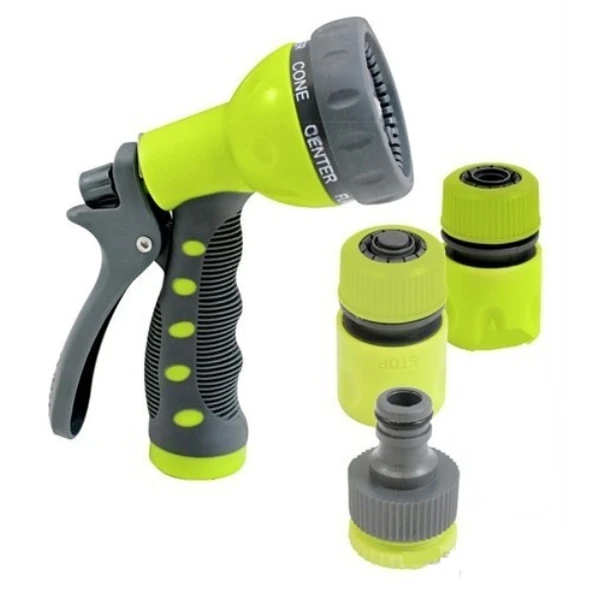 Sulama Tabancası - 4lü Sulama Sistemi 7 Fonkiyonlu (5250)