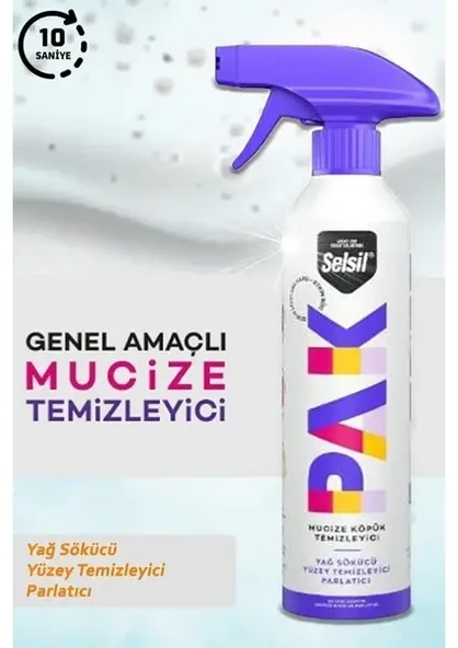 Selsil Pak Mucize Köpük Sprey Temizleyici Decorassist-500 Ml - 5