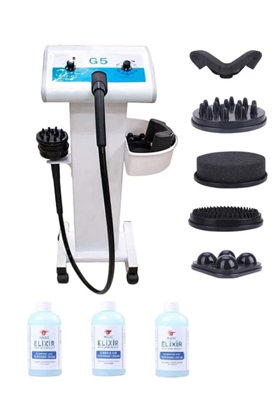 Epicsa G5 Plus Yeni Model Bölgesel Ve Selülit Masaj Aleti 1950 Devir Ve 3 Adet Masaj Jeli - Resim 3