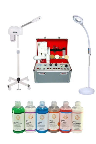 HYDRACOLOR Çanta Tipi Cilt Bakım Cihazı + Buhar + Cilt Bakım Ürünleri