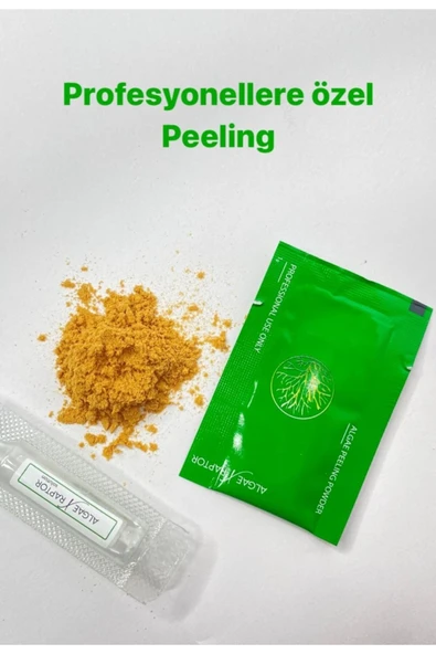 ED BEAUTY STORE Yosun Peeling Yüz Peelingi Cilt Bakımı Yosun Maskesi Cilt Soyucu Leke Akne Sivilce 5 Kullanımlık - Resim 2