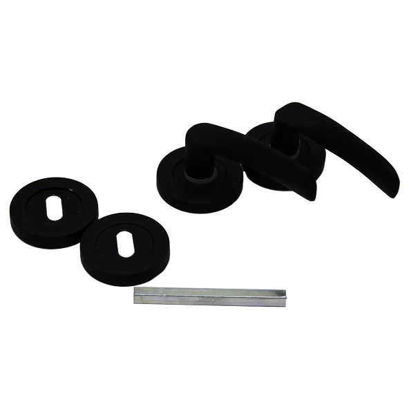 ÇELİKEL ERİŞ-10 AMERİKAN ODA KAPI KOLU SİYAH (5250)