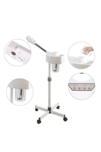 BBOXYGEN Sıcak Buhar Ozonlu Yüz Buhar Makinesi Ayaklı Profesyonel Cilt Bakımı - Resim 4