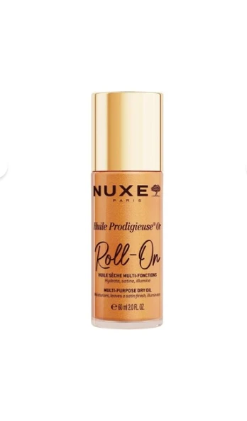 Nuxe Huile Prodigieuse OR Altın Parıltılı Çok Amaçlı Kuru Yağ Roll-On 60ml - 1