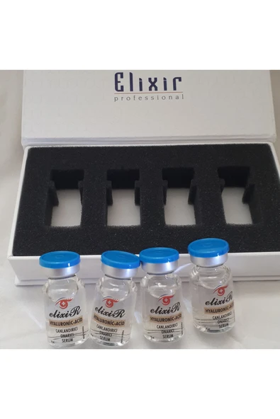 Elixir Hyarulonic Asit Canlandırıcı Onarıcı Nemlendirici Serum Yenilenmiş Formülü Kutu 4 X 10 ml - Resim 3