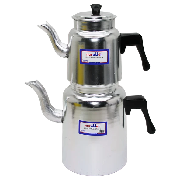 NO-5 LÜKS ALÜMİNYUM ÇAYDANLIK TAKIMI (5250)