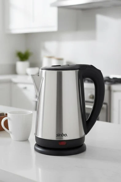 Sinbo SK-8026 1500 W 1.8 Lt Çelik Kettle Su Isıtıcı 360 Derece - 1