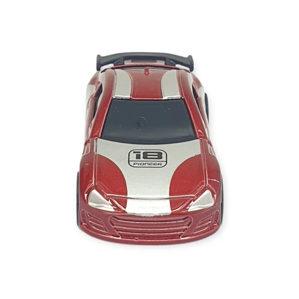 Çek Bırak Metal Küçük Arabalar 8 cm - SH40031 - Kırmızı - Resim 4