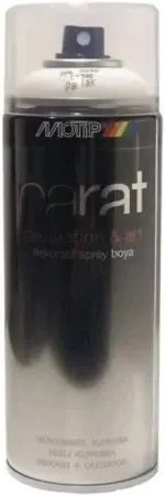 Motip Carat Ral 9010 Parlak Beyaz Akrilik Boya 400 ml Germany - 2