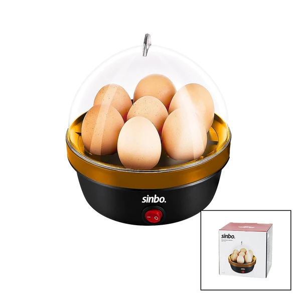 ELEKTRİKLİ YUMURTA PİŞİRME MAKİNESİ 7 YUMURTA=NORMAL - RAFADAN - KATI 350W SEB-5806 (5250)