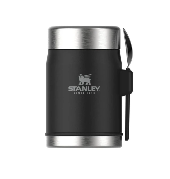 Stanley Klasik Paslanmaz Çelik Yemek Termosu Kaşıklı 0,40lt  MattleBlackPebble ürün görseli