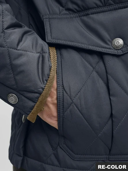 Jack Jones Blubryan Quılted Erkek Ceket 12283810 - Resim 12