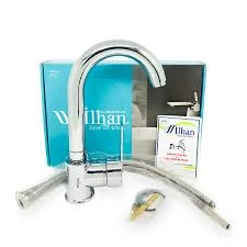 LÜKS DELTA LAVABO KISA KUĞU BATARYA (5250)