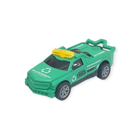 Çek Bırak Metal Küçük Arabalar 8 cm - SH40031 - Yeşil ürün görseli