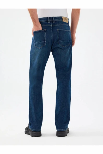 Loft TerryBrown Lukas Dark Wash Erkek Jean Pantolon LF2037013 - Resim 3