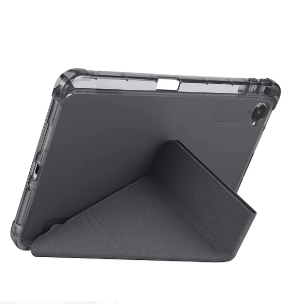 Redmi Pad K 8.8 inç Uyumlu Kalem Bölmeli Uyku Modlu Katlanabilir Trifolding Tablet Kılıfı - Resim 5