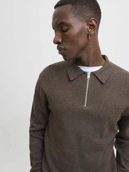 Jack Jones Blamılano Polo Yaka Relax Fit Erkek Kazak 12281743 - 3