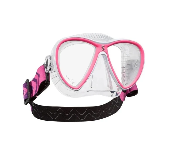 Scubapro Synergy Twin Maske   Pembe/Şeffaf ürün görseli