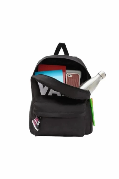 Vans Old Skool Drop V Backpack VN000H4ZBLK1 - Resim 4