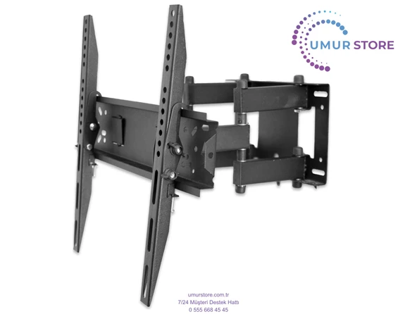 Altus Al50 Uhd 9823 50'' 42-65 inç Hareketli LCD LED TV Duvar Askı Aparatı - Resim 4