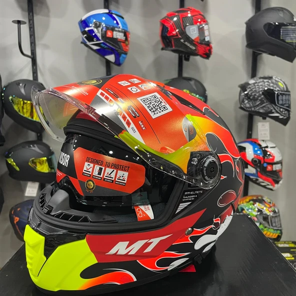 Thunder 4 SV Yamanaka B3 Mat Kapalı Kask - Resim 2