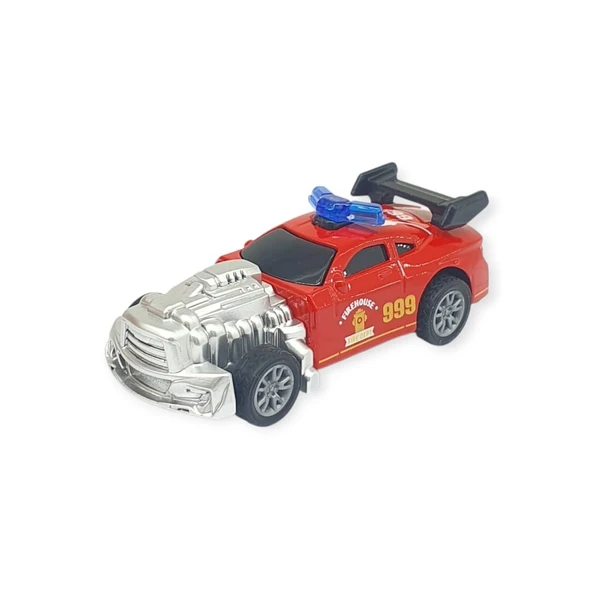 Çek Bırak Metal Küçük Arabalar 8 cm - SH40031 - Kırmızı ürün görseli