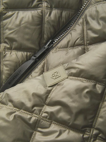 Jack Jones Cjace Quılted Reversıble Çift Taraflı Erkek Ceket 12282608 - Resim 8