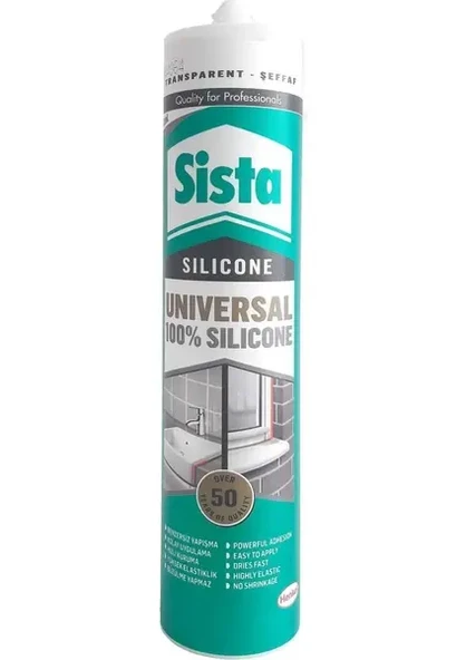 Sista Universal Silikon Şeffaf- 280ml - 2