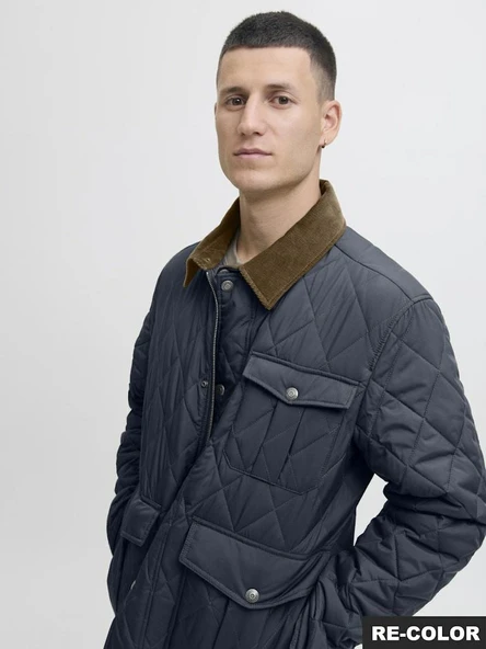 Jack Jones Blubryan Quılted Erkek Ceket 12283810 - Resim 4