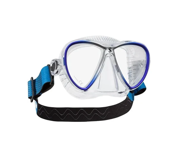 Scubapro Synergy Twin Maske   Şeffaf/Mavi ürün görseli