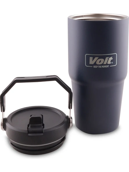 Voit Chill Ice Termos Paslanmaz Çelik 600ml Mavi - Resim 3