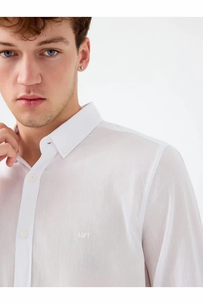 Loft Erkek Gömlek LF2039536 - Resim 4