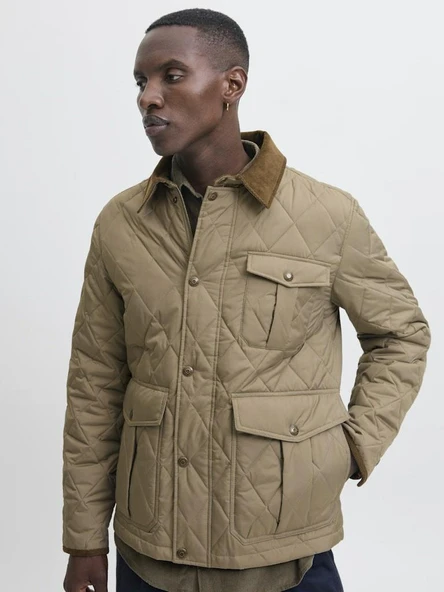 Jack Jones Blubryan Quılted Erkek Ceket 12283810 - Resim 3