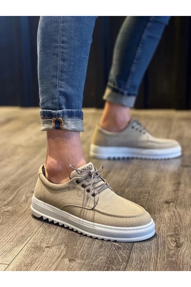 ftclothing Terzi Bey Günlük Ayakkabı T12 Vizon Süet ürün görseli 1